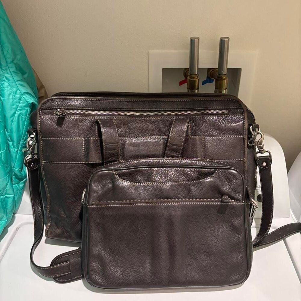 Unbranded Brown and Black Laptop-cases-bag